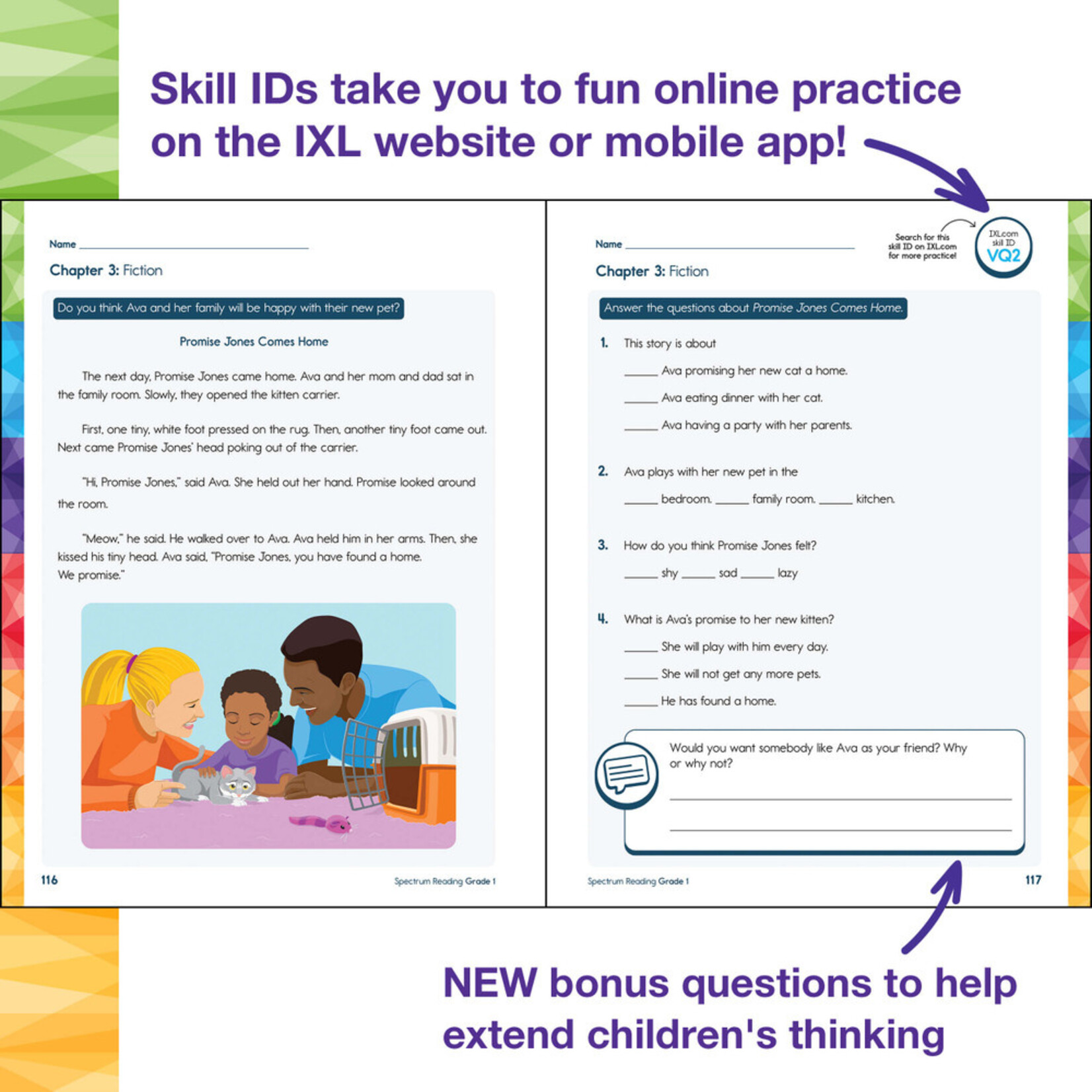 CARSON DELLOSA PUBLISHING CO Spectrum Reading Workbook Grade 1