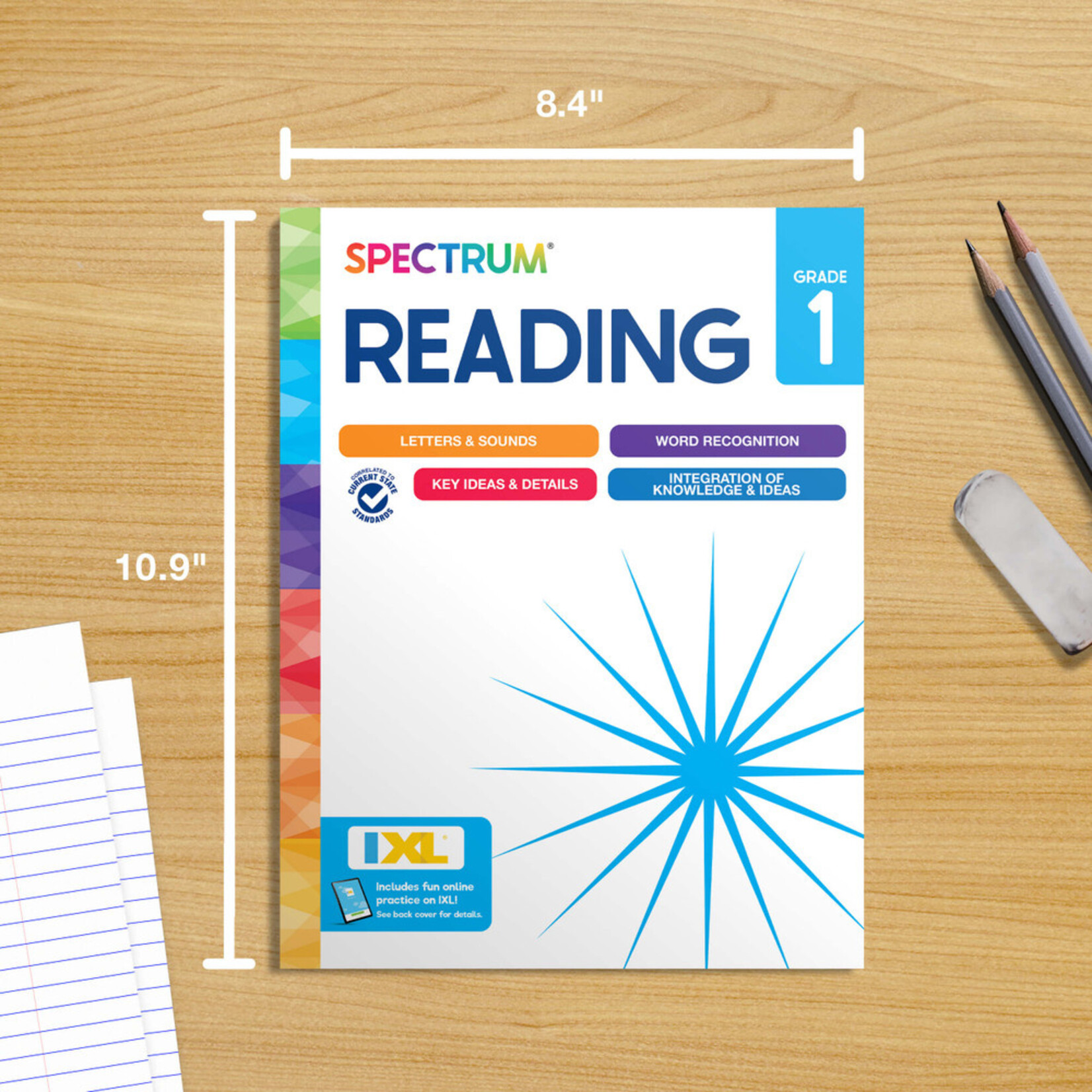 CARSON DELLOSA PUBLISHING CO Spectrum Reading Workbook Grade 1