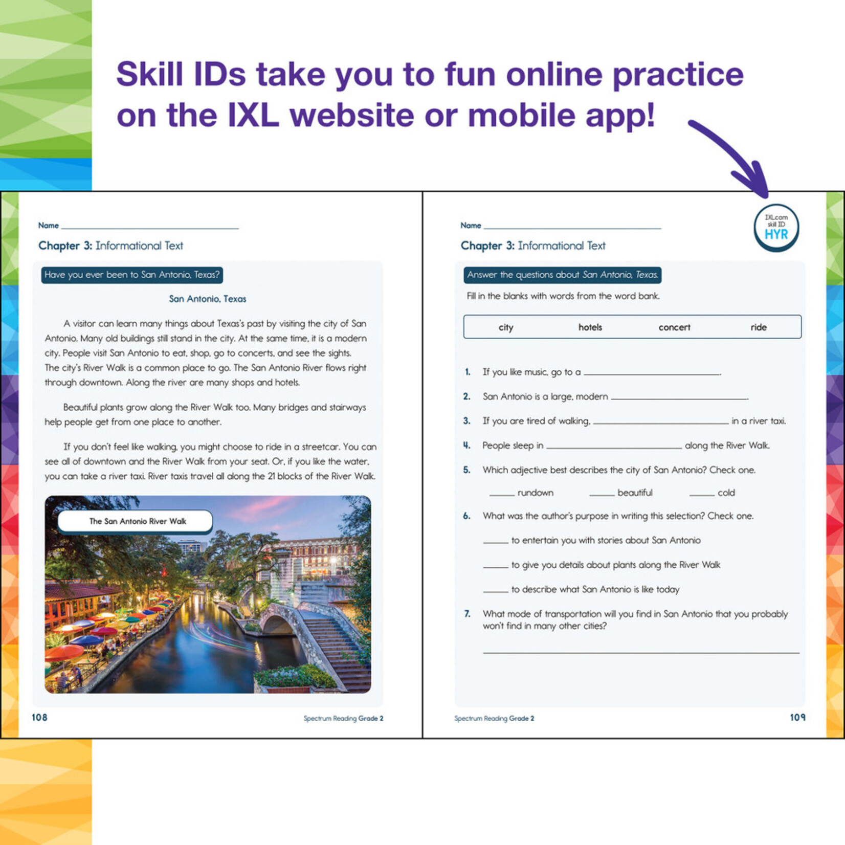 CARSON DELLOSA PUBLISHING CO Spectrum Reading Workbook Grade 2