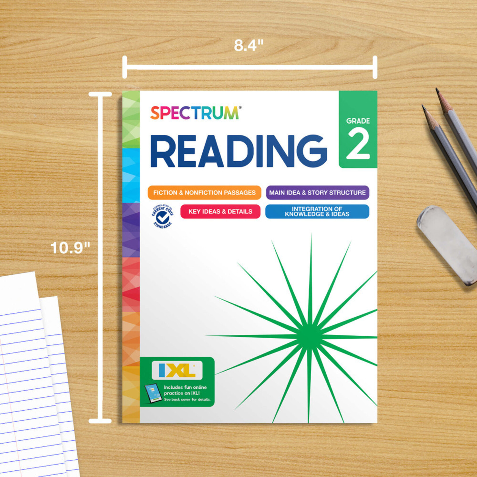 CARSON DELLOSA PUBLISHING CO Spectrum Reading Workbook Grade 2