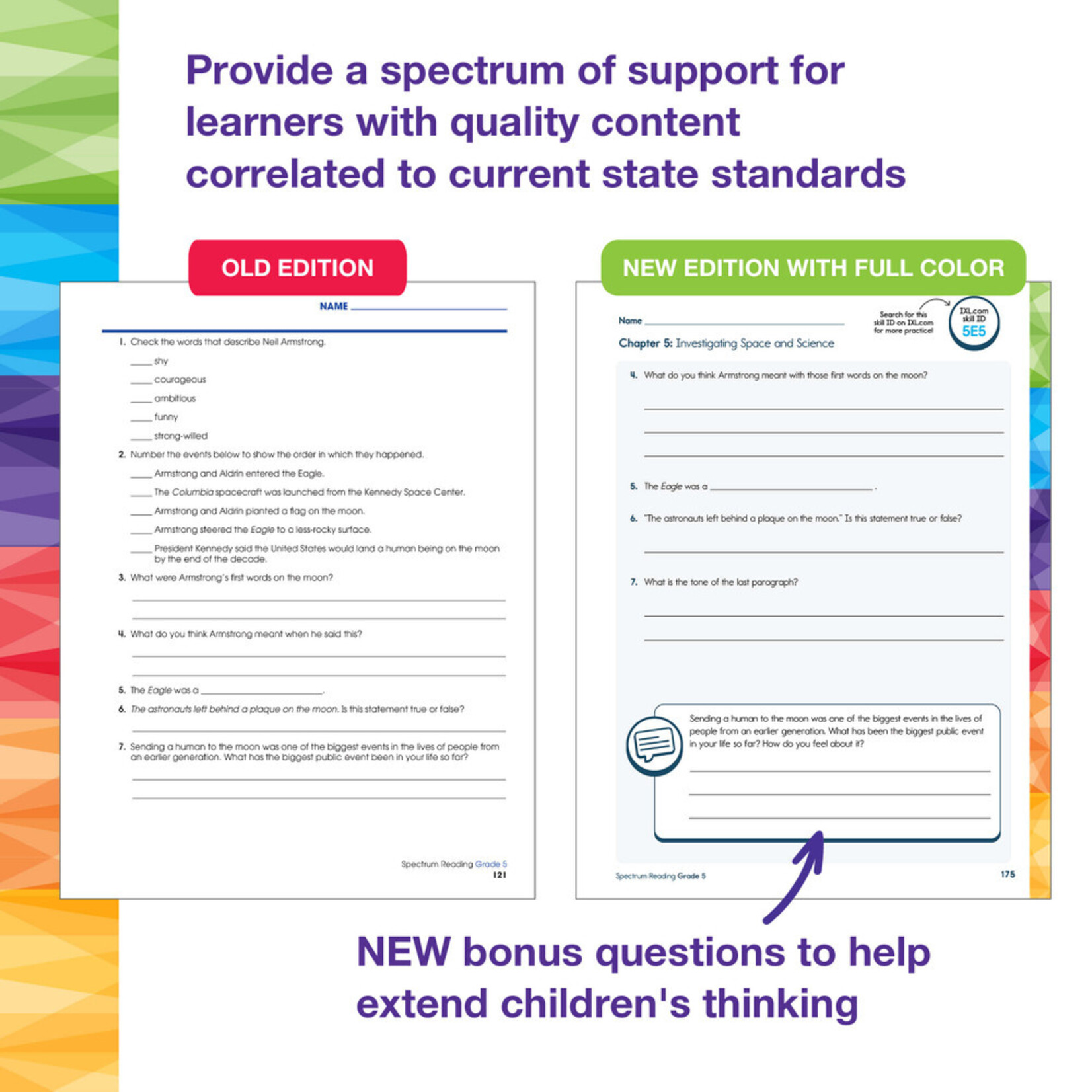 CARSON DELLOSA PUBLISHING CO Spectrum Reading Workbook Grade 5