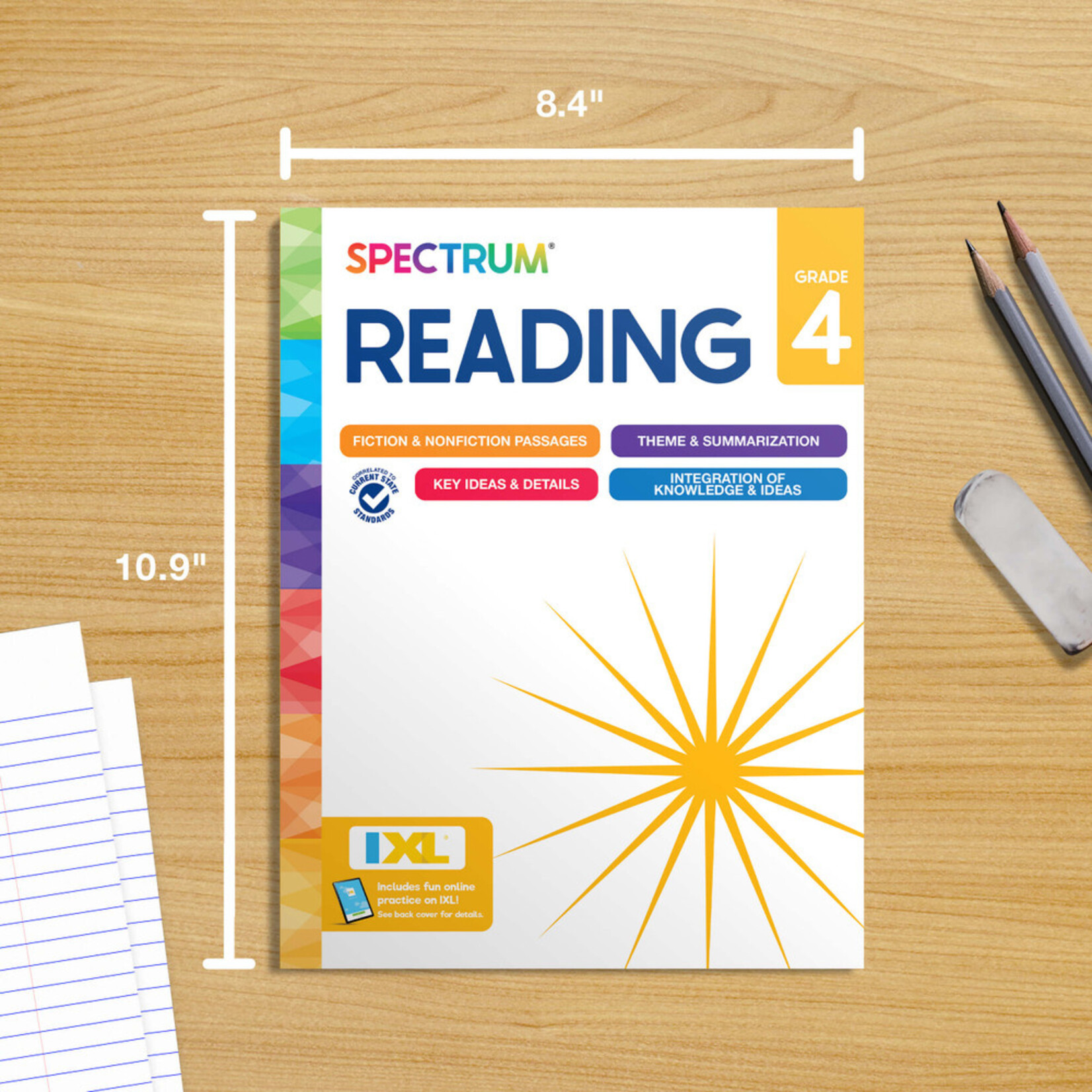 CARSON DELLOSA PUBLISHING CO Spectrum Reading Workbook Grade 4