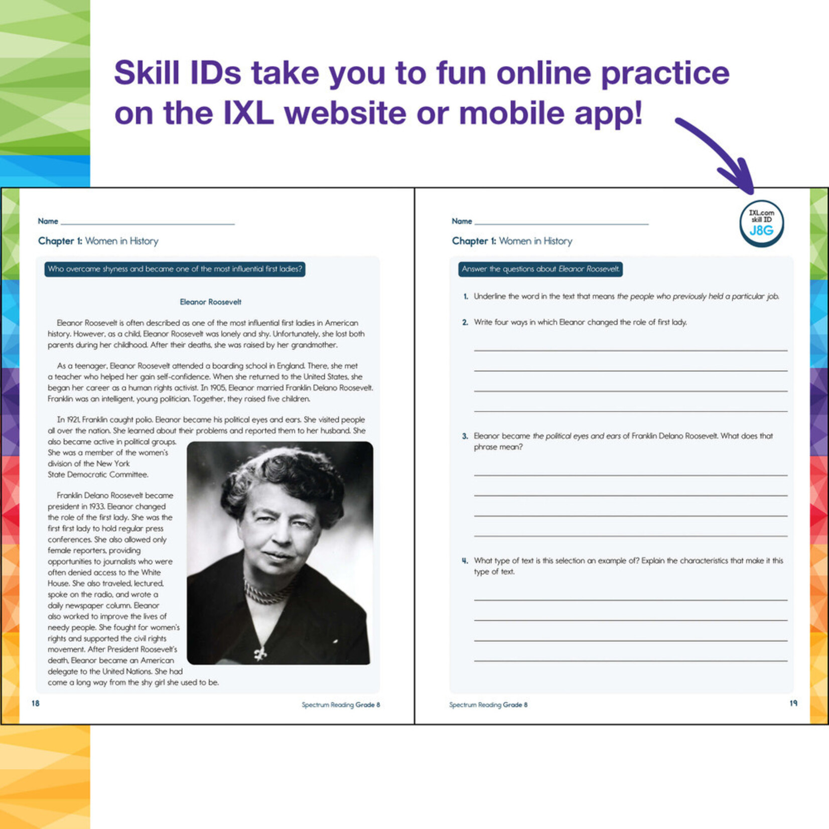 CARSON DELLOSA PUBLISHING CO Spectrum Reading Workbook Grade 8