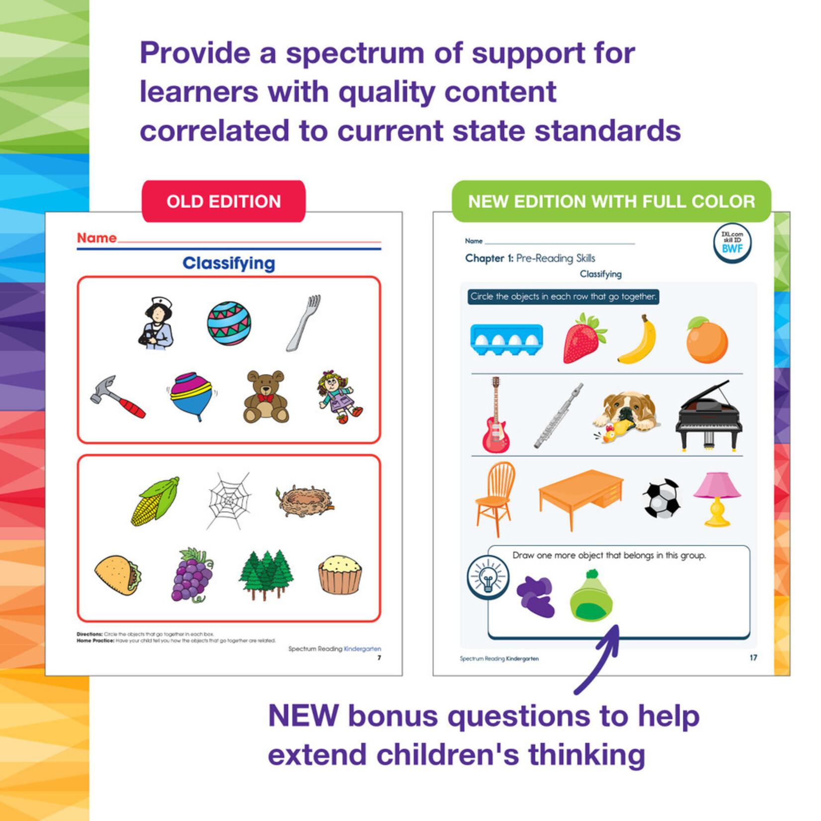 CARSON DELLOSA PUBLISHING CO Spectrum Reading Workbook Grade K