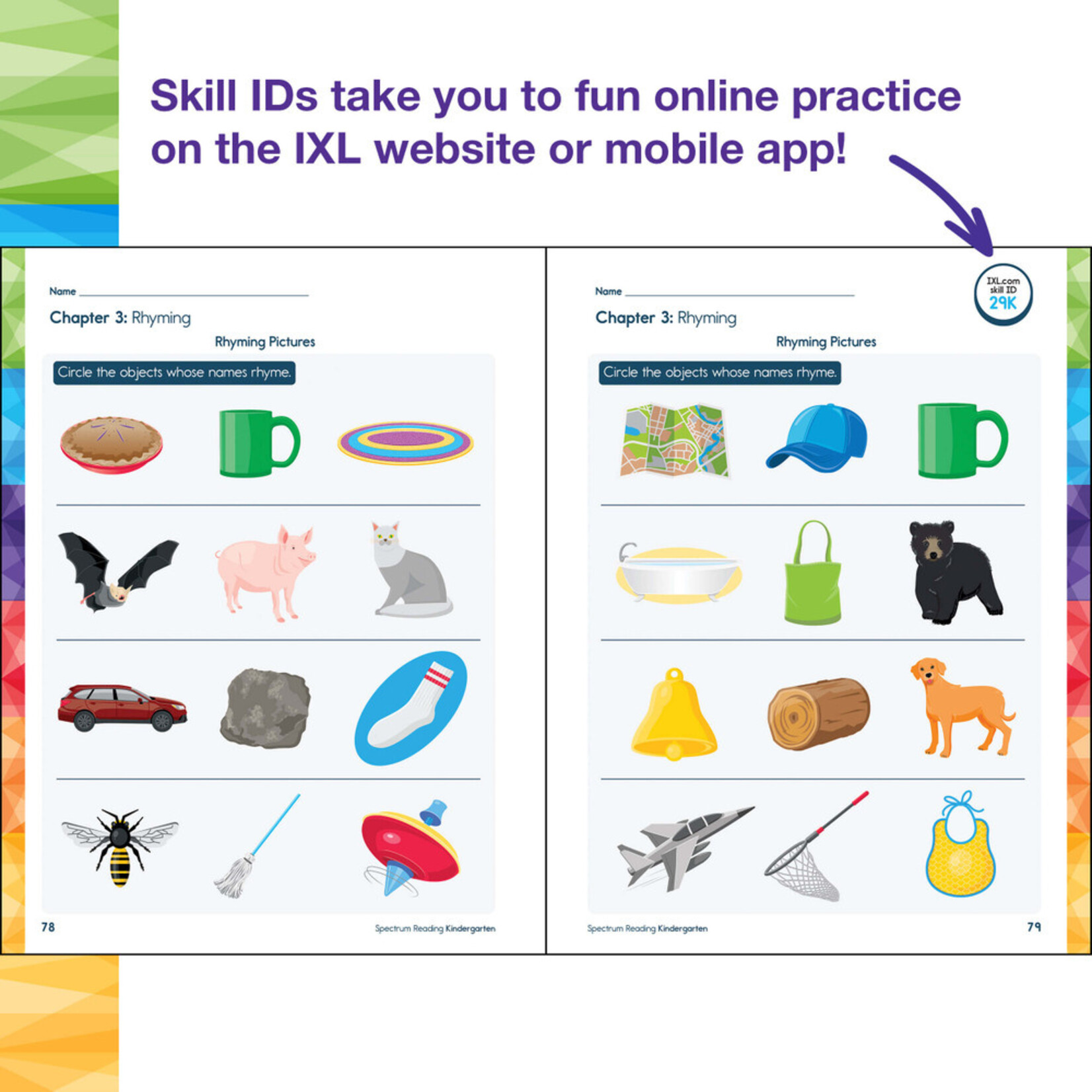 CARSON DELLOSA PUBLISHING CO Spectrum Reading Workbook Grade K