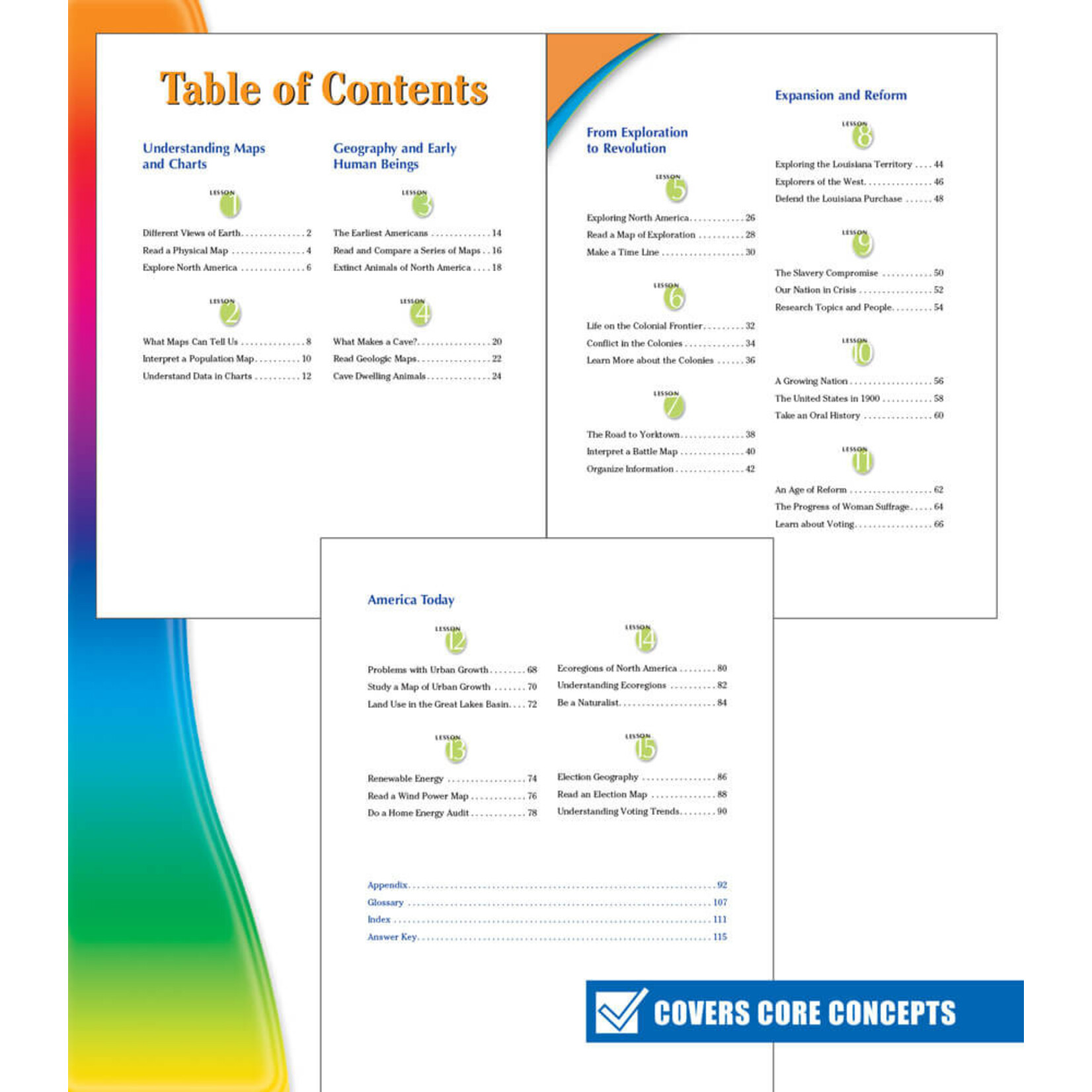 CARSON DELLOSA PUBLISHING CO Spectrum Geography Workbook Grade 5