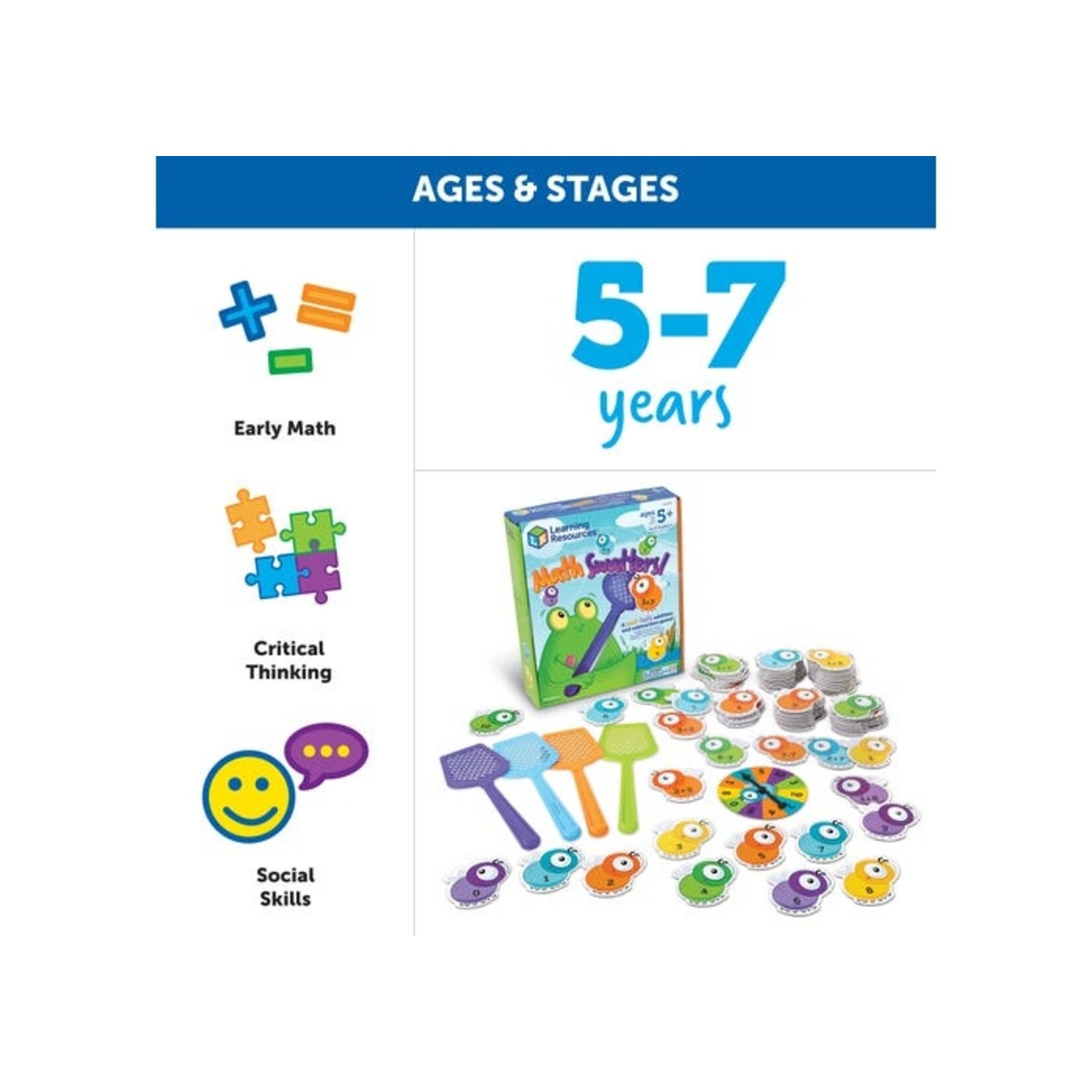 LEARNING RESOURCES INC Mathswatters™ Addition & Subtraction Game