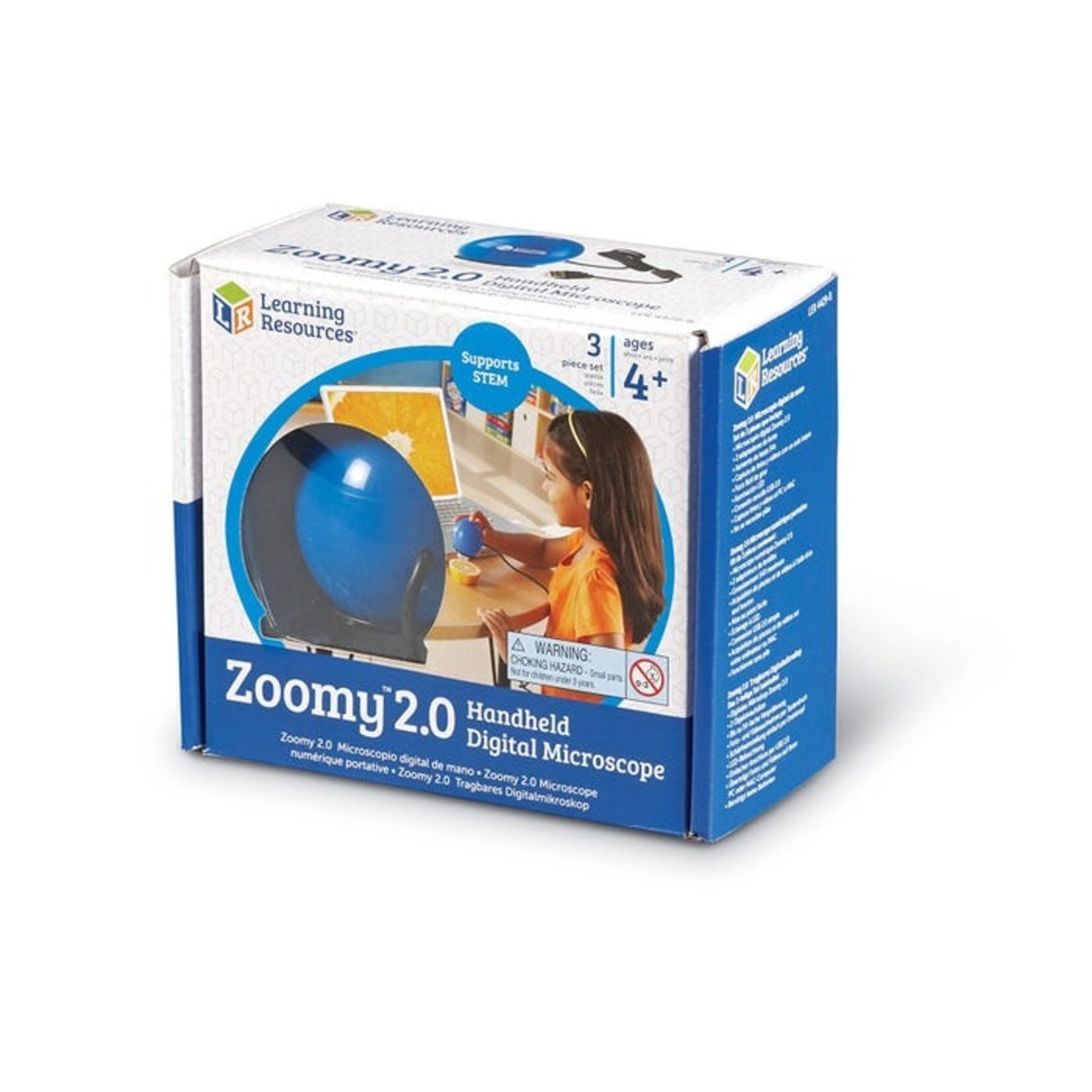 LEARNING RESOURCES INC Zoomy™ 2.0 Handheld Digital Microscope - Blue