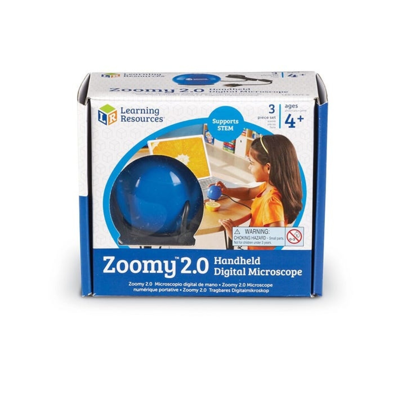 LEARNING RESOURCES INC Zoomy™ 2.0 Handheld Digital Microscope - Blue