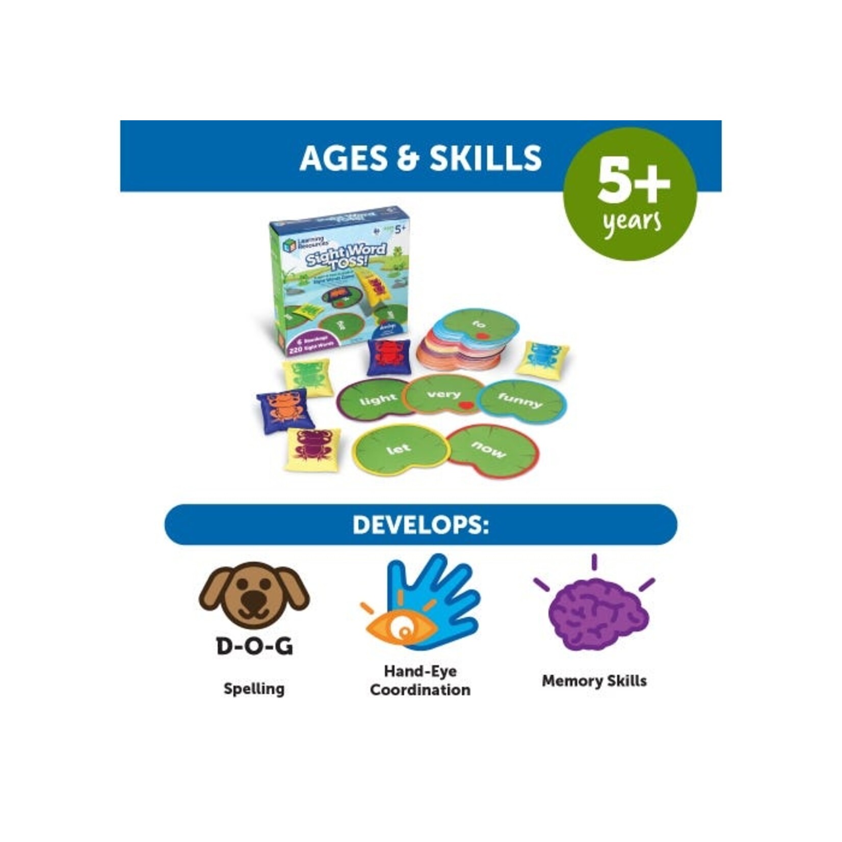 LEARNING RESOURCES INC Sight Words Toss