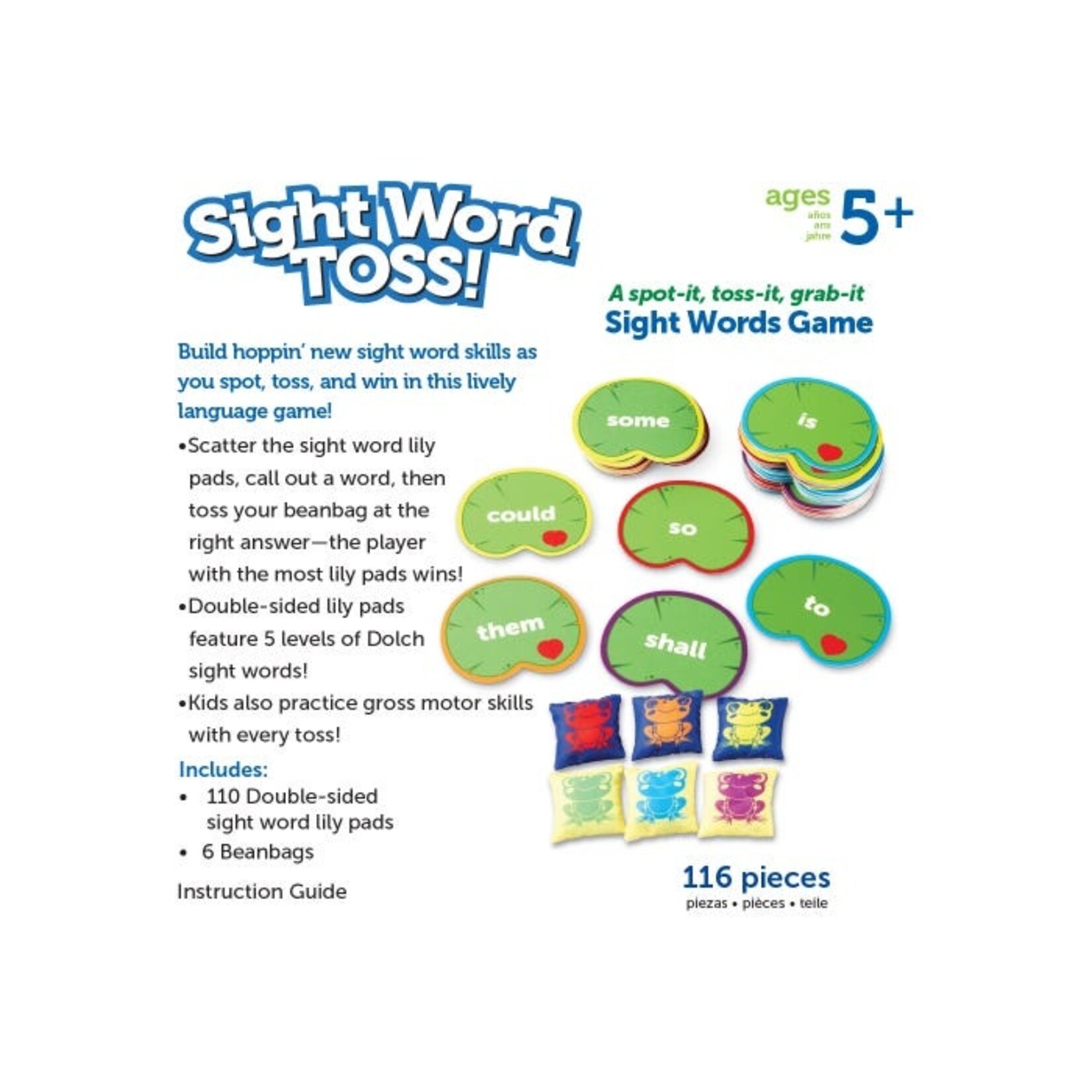 LEARNING RESOURCES INC Sight Words Toss