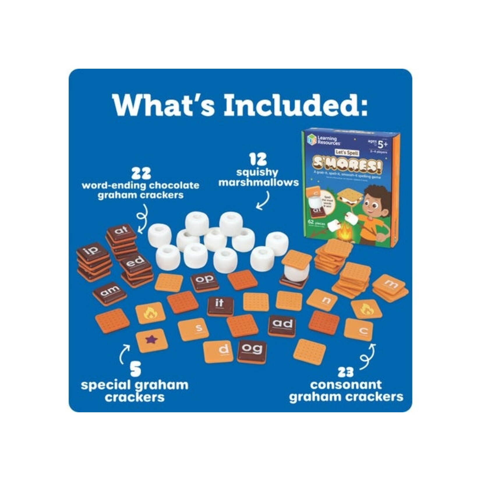 LEARNING RESOURCES INC Let's Spell S'Mores!