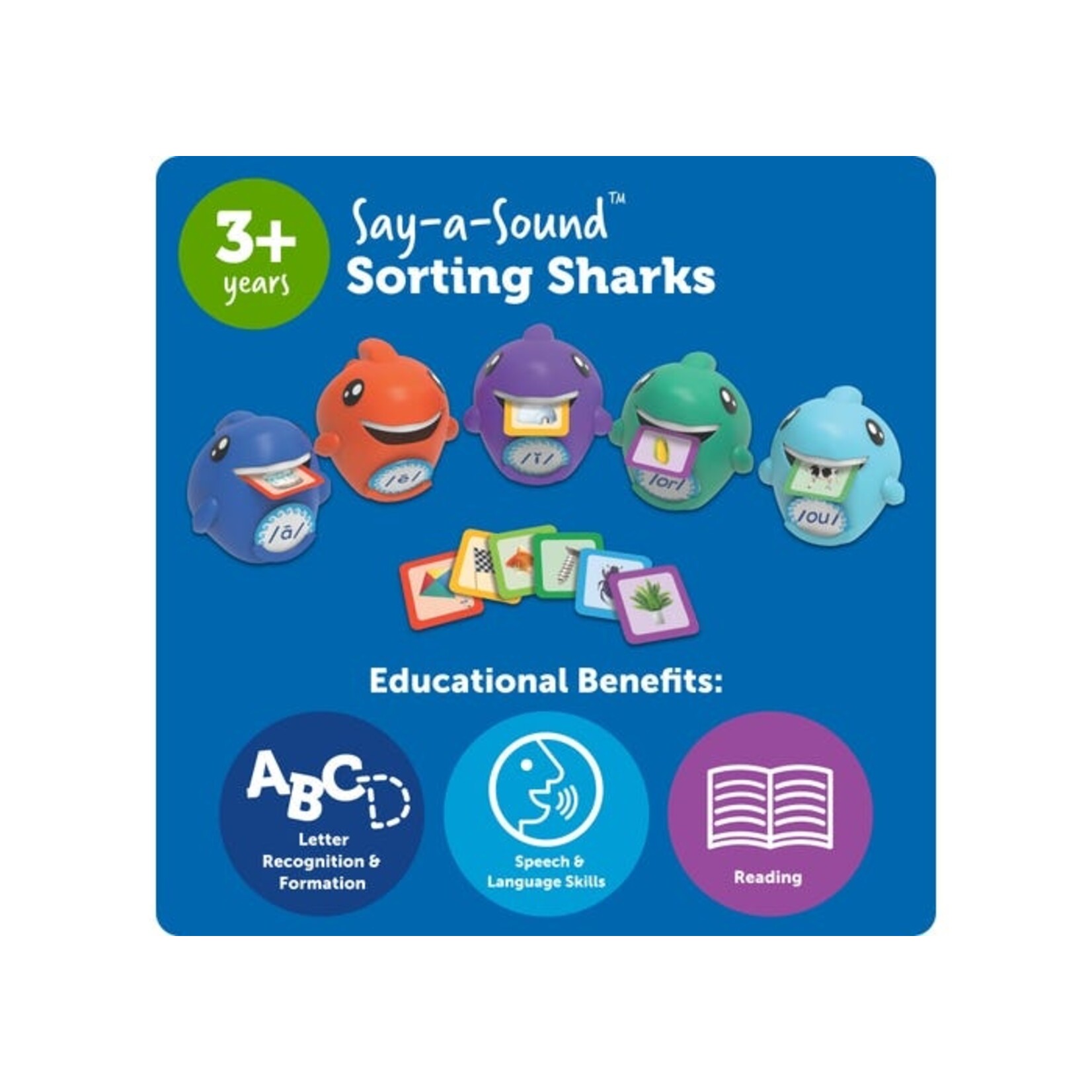 LEARNING RESOURCES INC Say-a-Sound™ Sorting Sharks