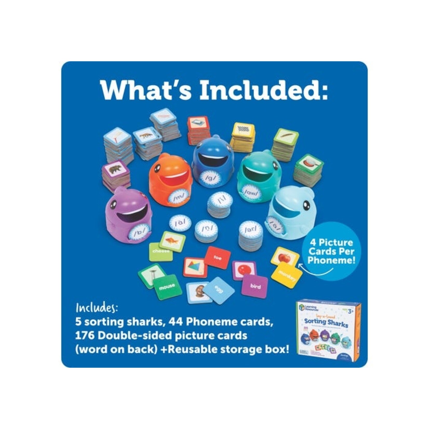 LEARNING RESOURCES INC Say-a-Sound™ Sorting Sharks