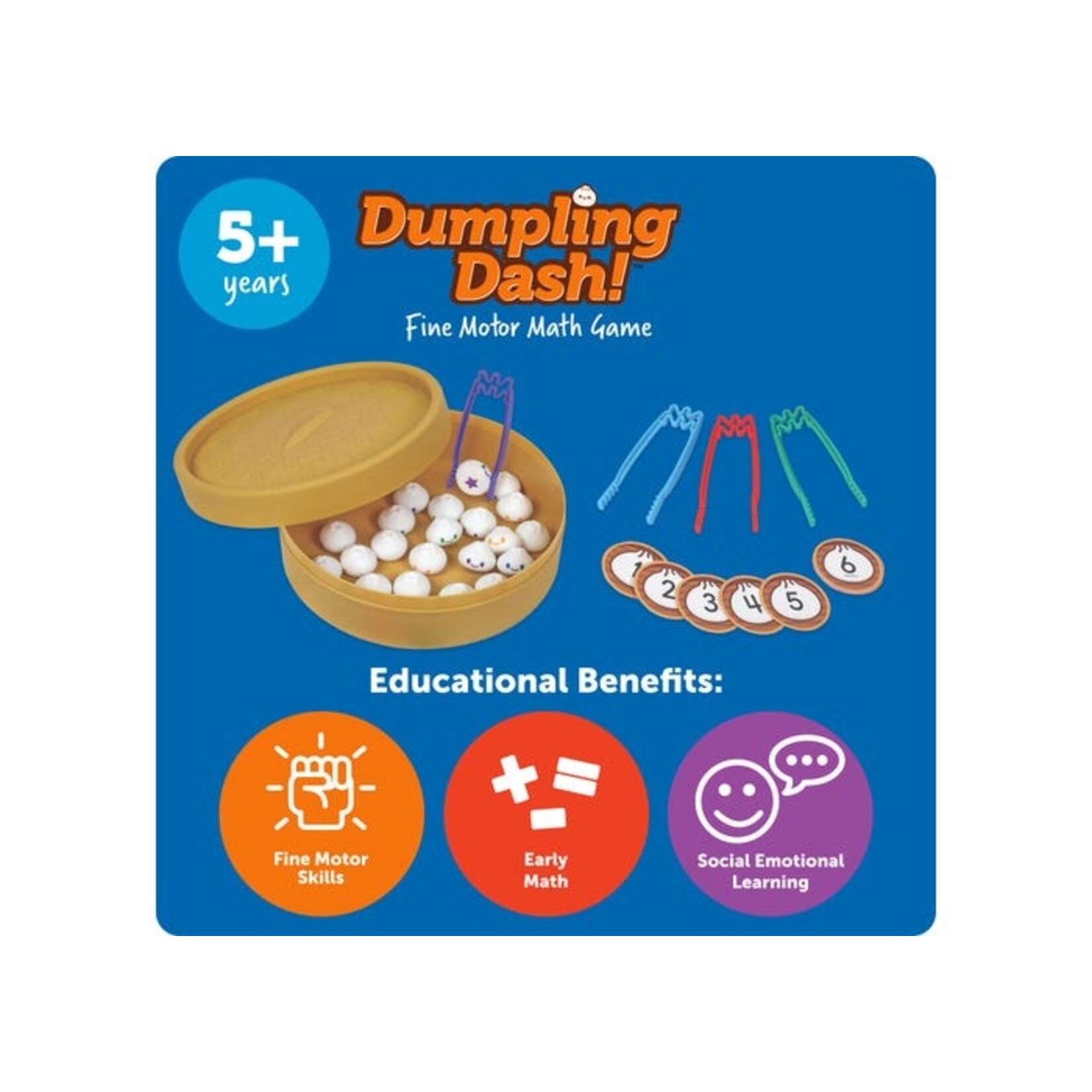 LEARNING RESOURCES INC Dumpling Dash Fine Motor Math Game