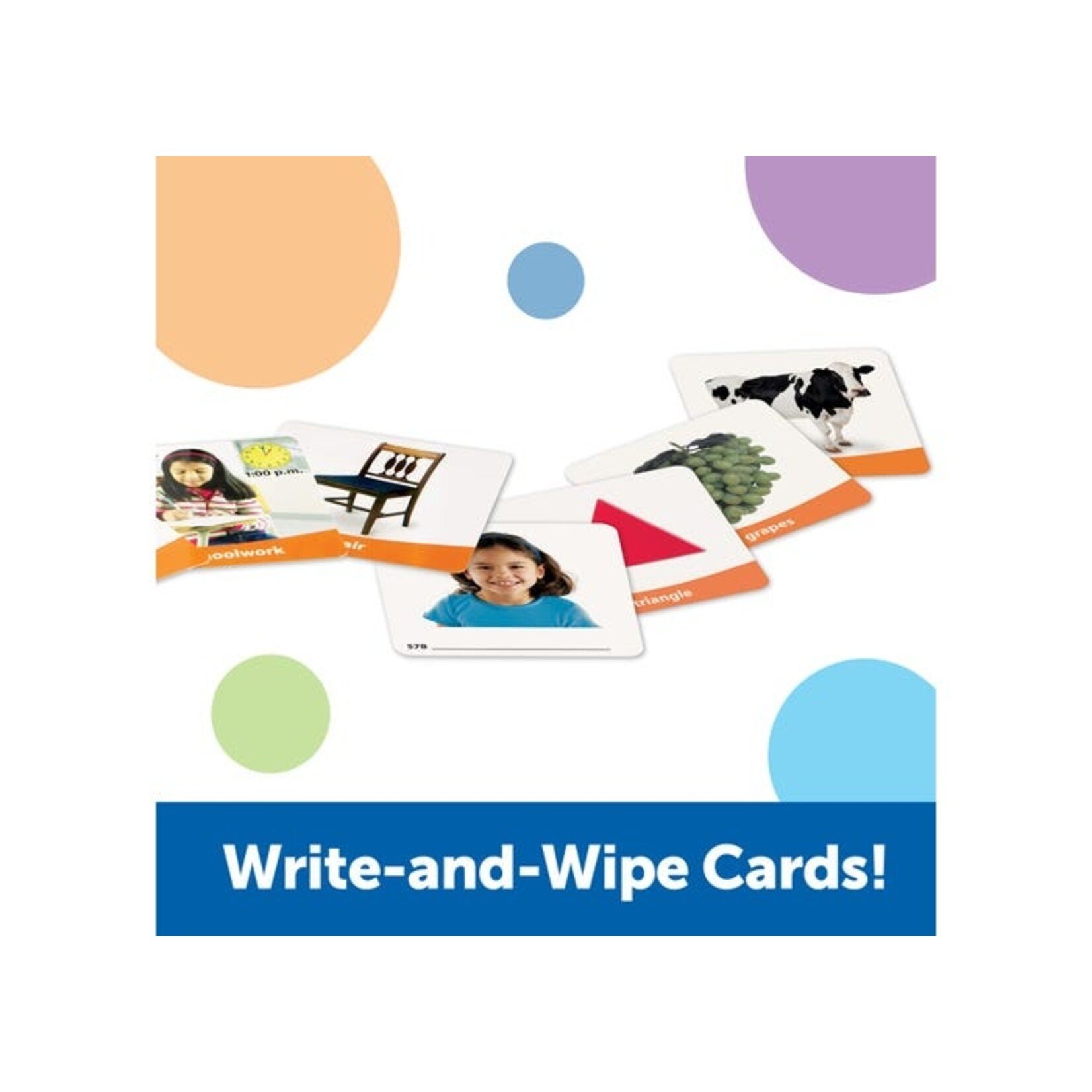 LEARNING RESOURCES INC Basic Vocabulary Photo Cards Set