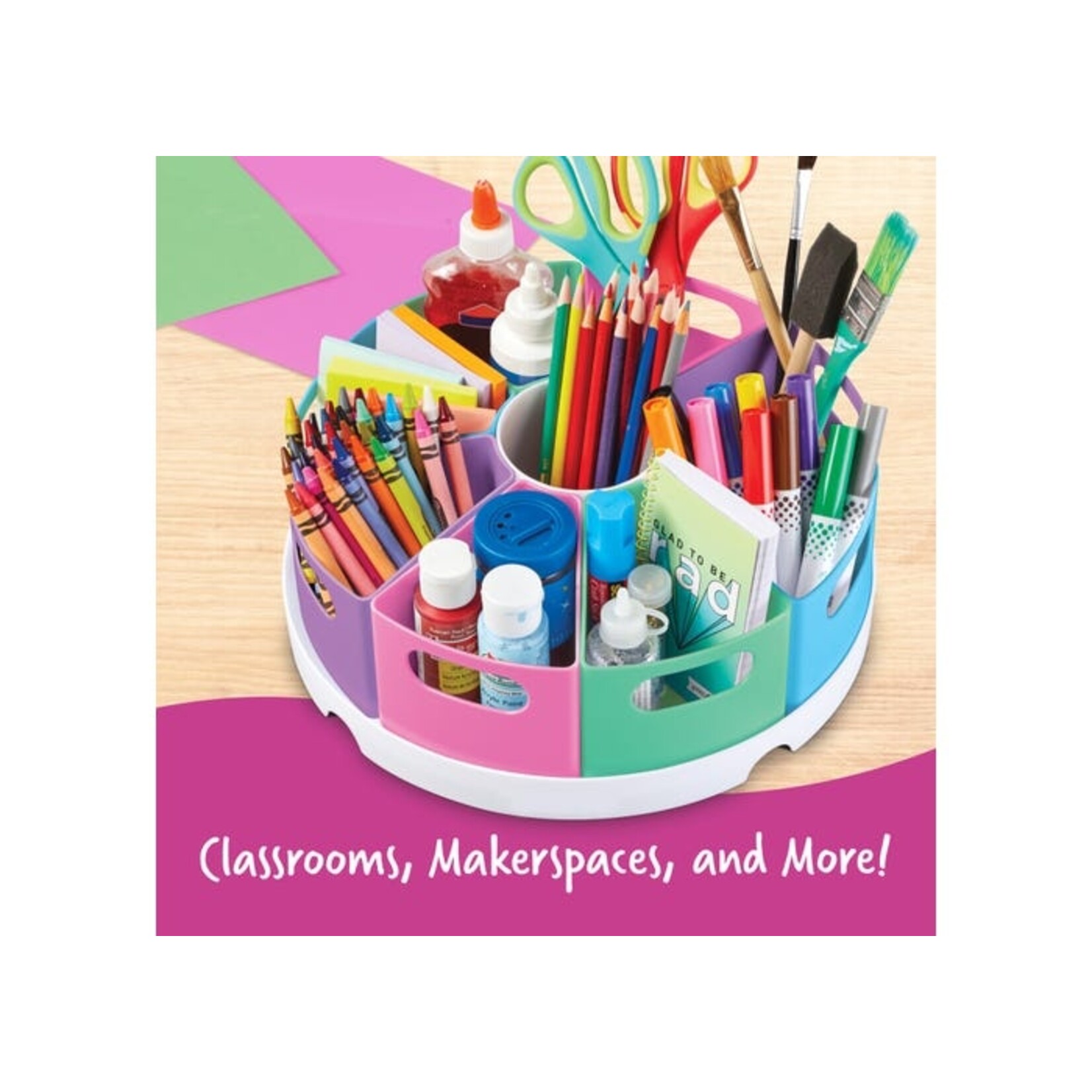 LEARNING RESOURCES INC Create-a-Space™ Storage Center - Pastel