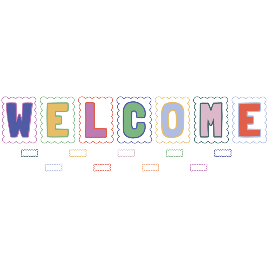 Welcome In Colour Color Crush Welcome Bulletin Board - Educational Outfitters