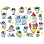 TEACHER CREATED RESOURCES Outer Space Crew Reach for the Stars Bulletin Board