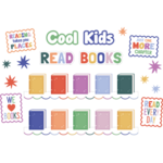 TEACHER CREATED RESOURCES Color Crush Cool Kids Read Books Mini Bulletin Board