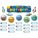 TEACHER CREATED RESOURCES Outer Space Crew Happy Birthday Mini Bulletin Board