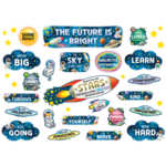 TEACHER CREATED RESOURCES Outer Space Crew The Future Is Bright Mini Bulletin Board