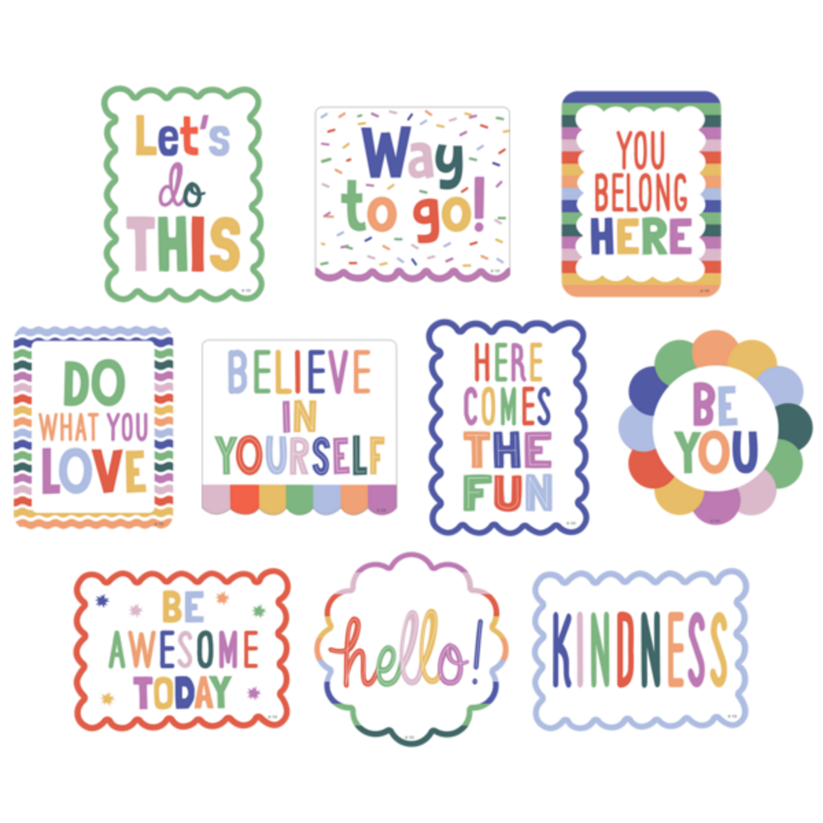 TEACHER CREATED RESOURCES Color Crush Positive Sayings Accents