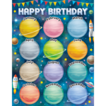 TEACHER CREATED RESOURCES Outer Space Crew Happy Birthday Chart