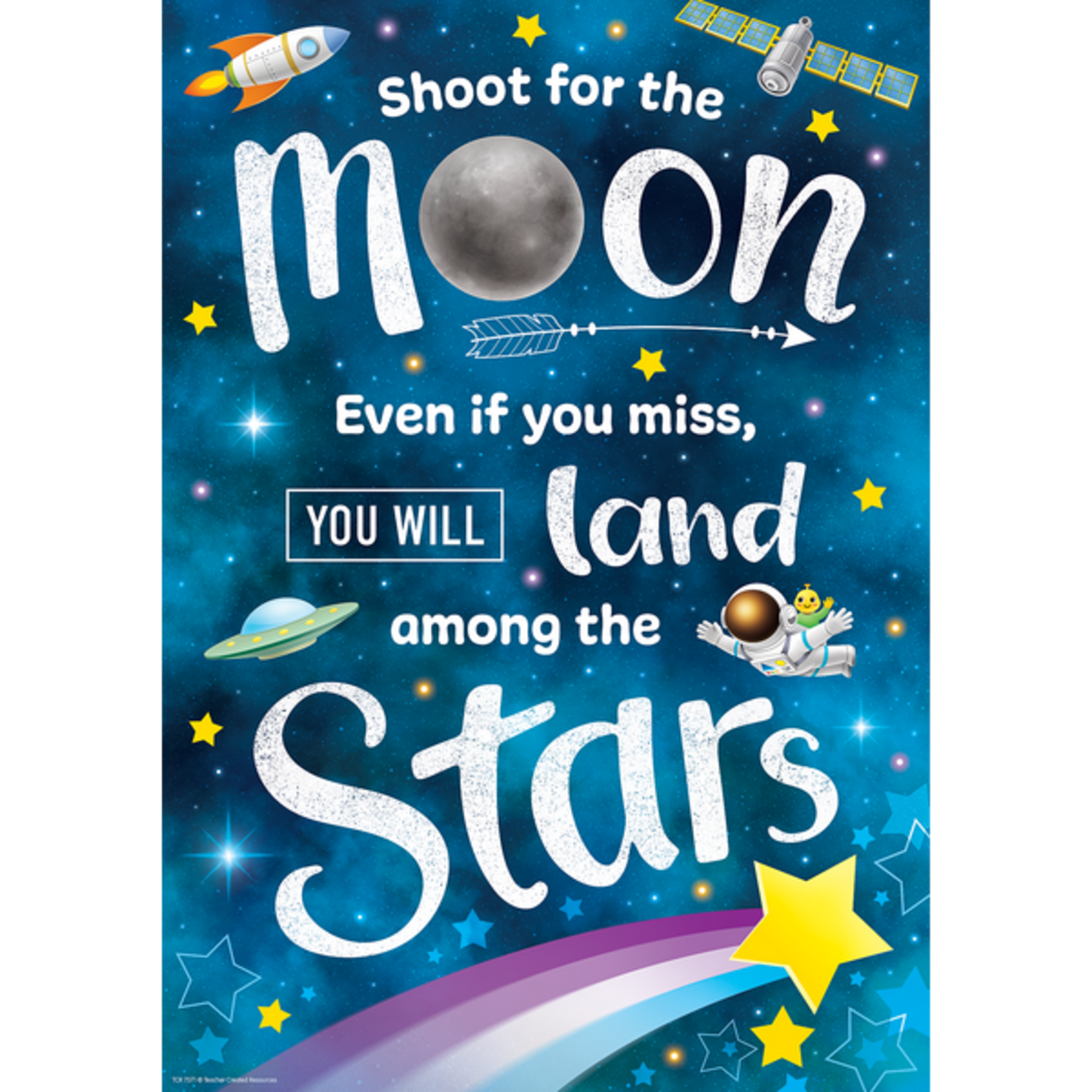 TEACHER CREATED RESOURCES Shoot for the Moon Positive Poster