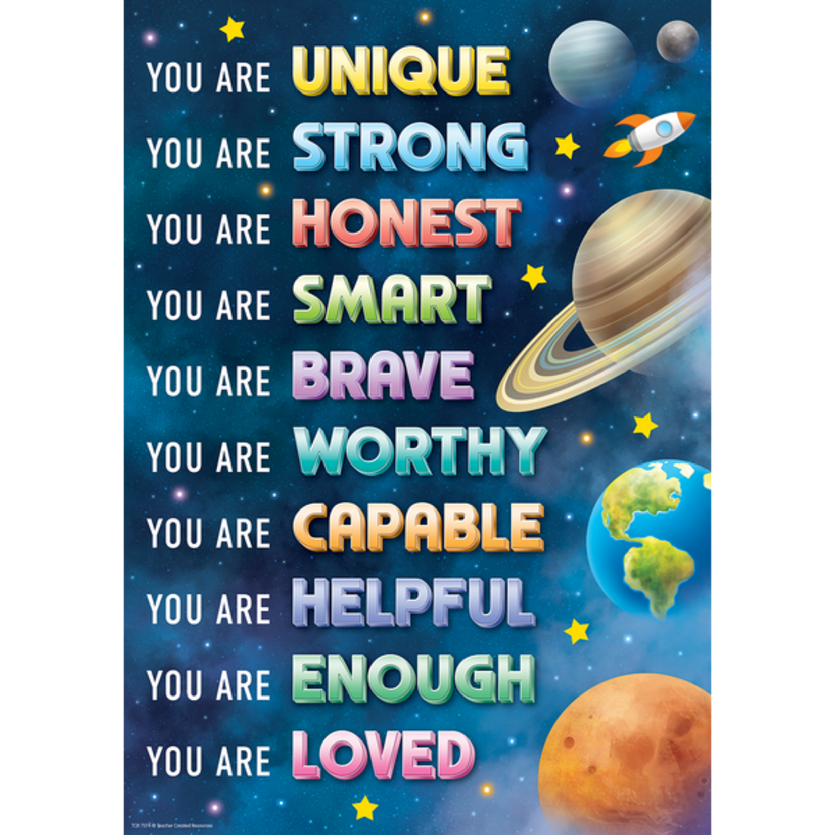 TEACHER CREATED RESOURCES You Are Unique Positive Poster