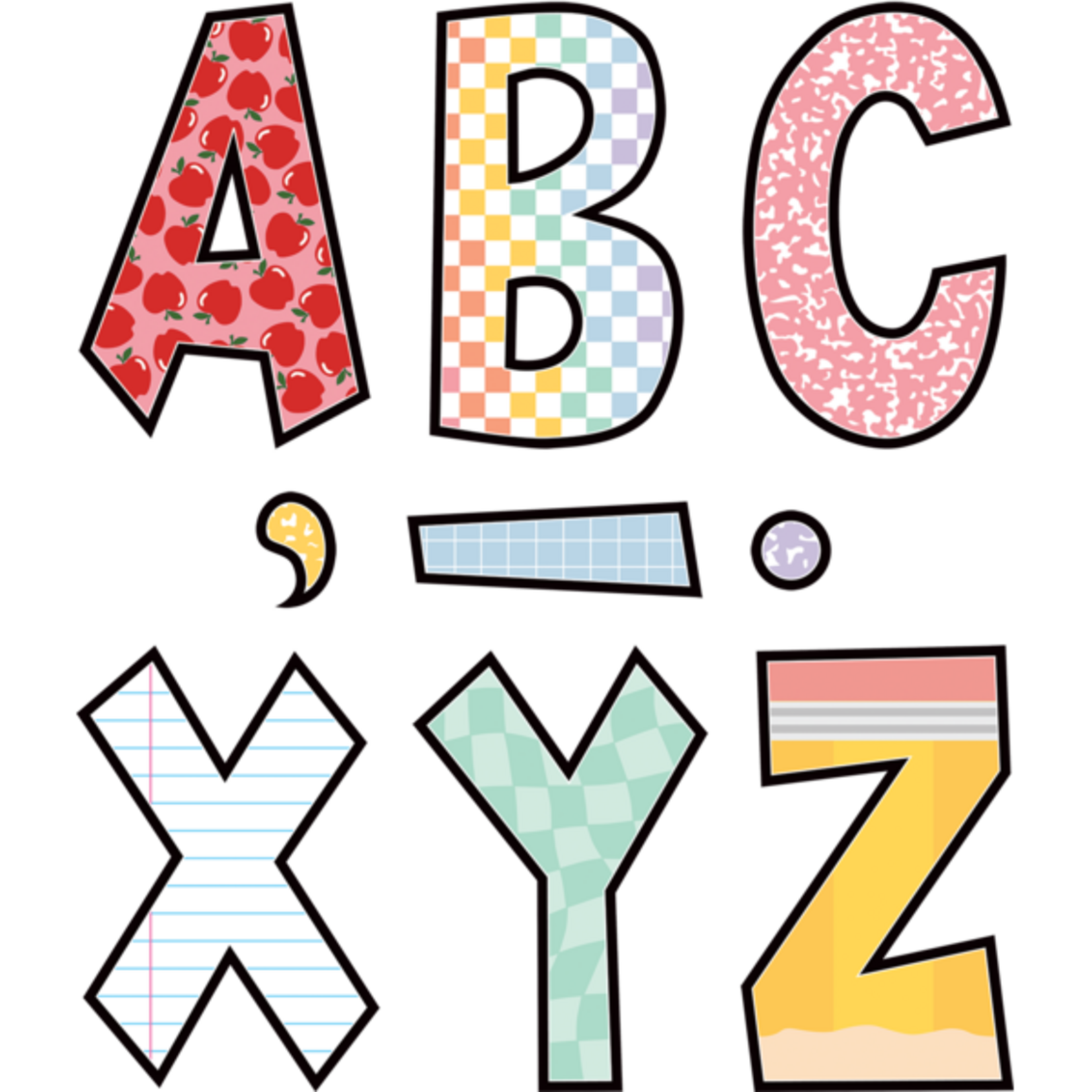 TEACHER CREATED RESOURCES Cool for School 7" Fun Font Letters