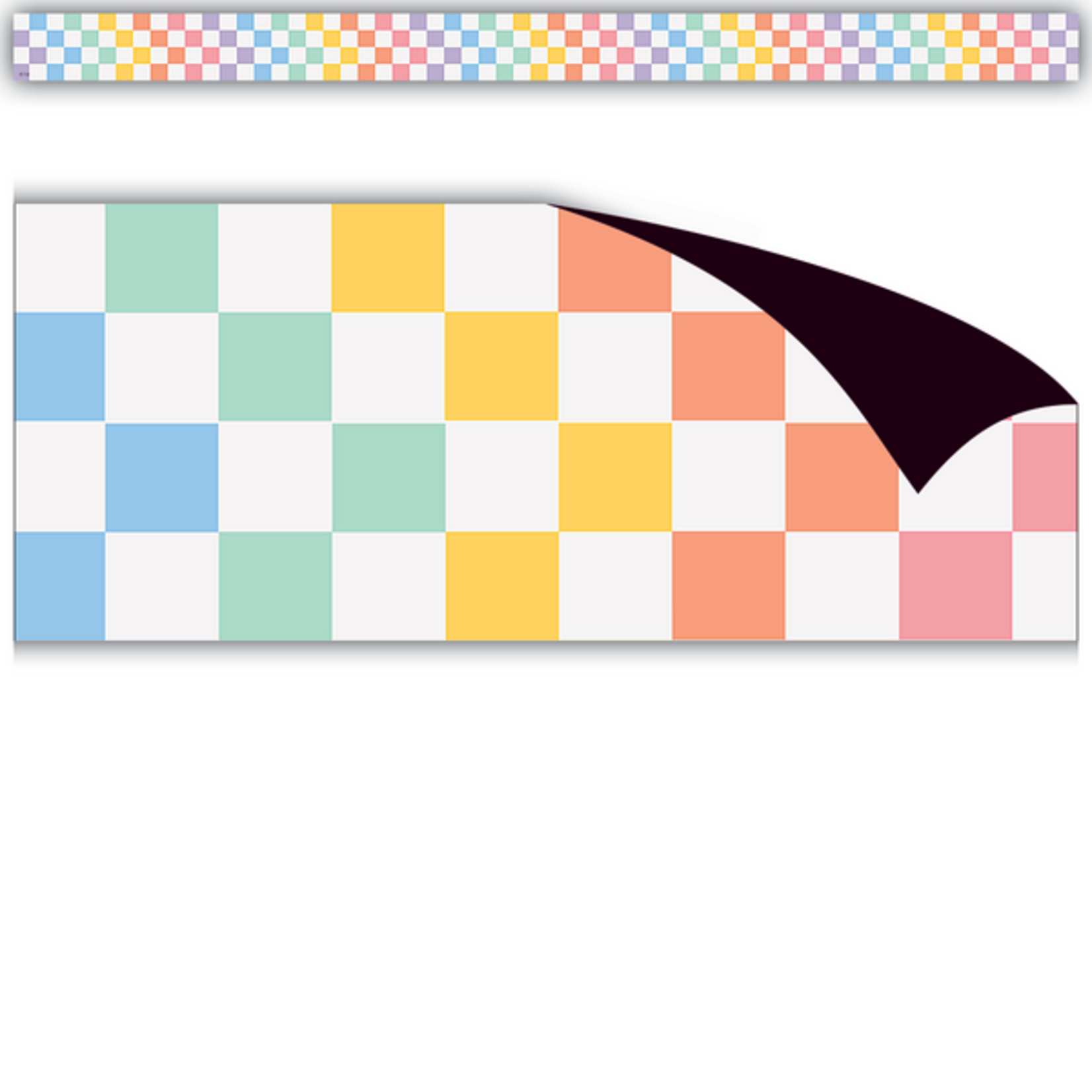 TEACHER CREATED RESOURCES Cool for School Checkers Magnetic Border