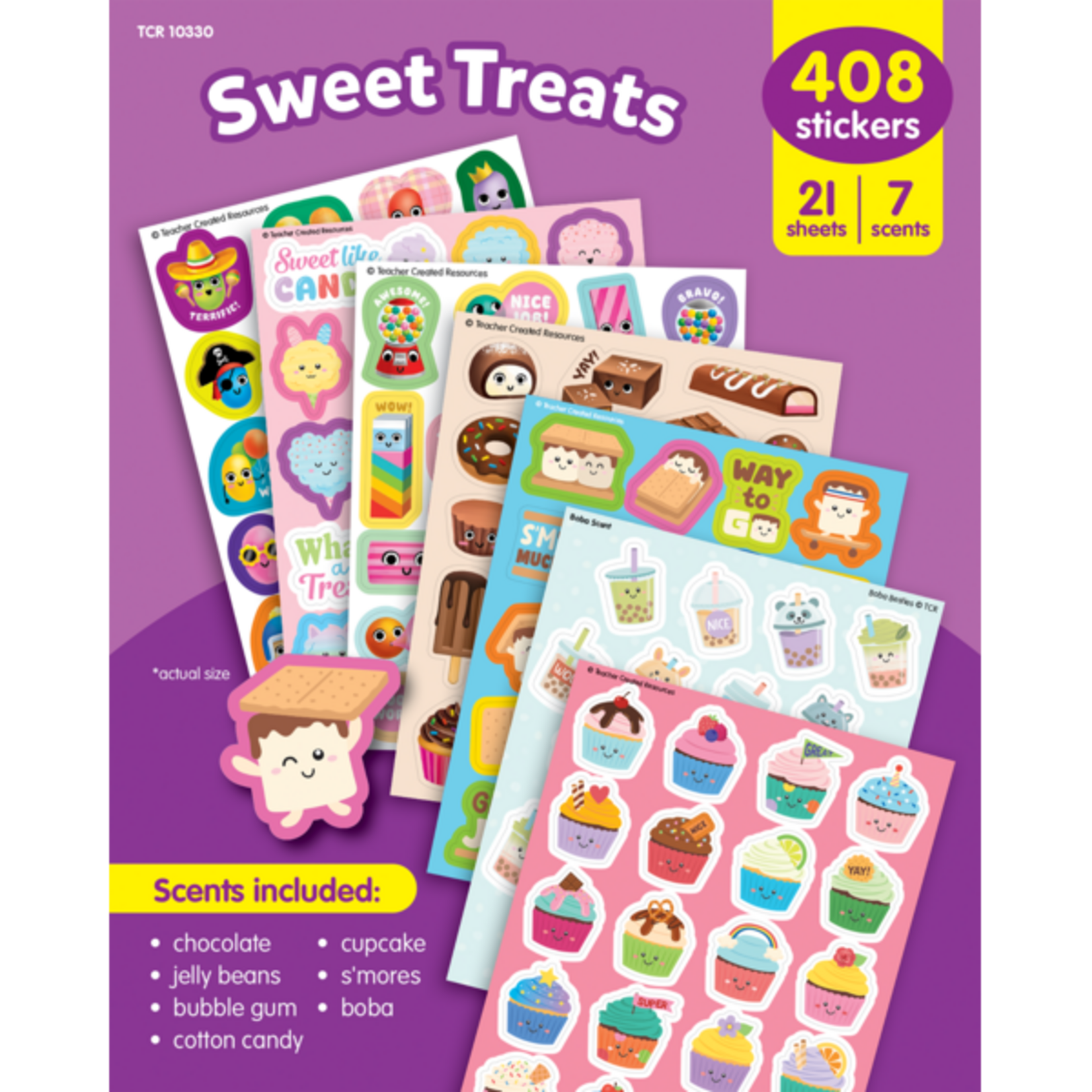 TEACHER CREATED RESOURCES Sweet Treats Smelly Stickers Variety Pack