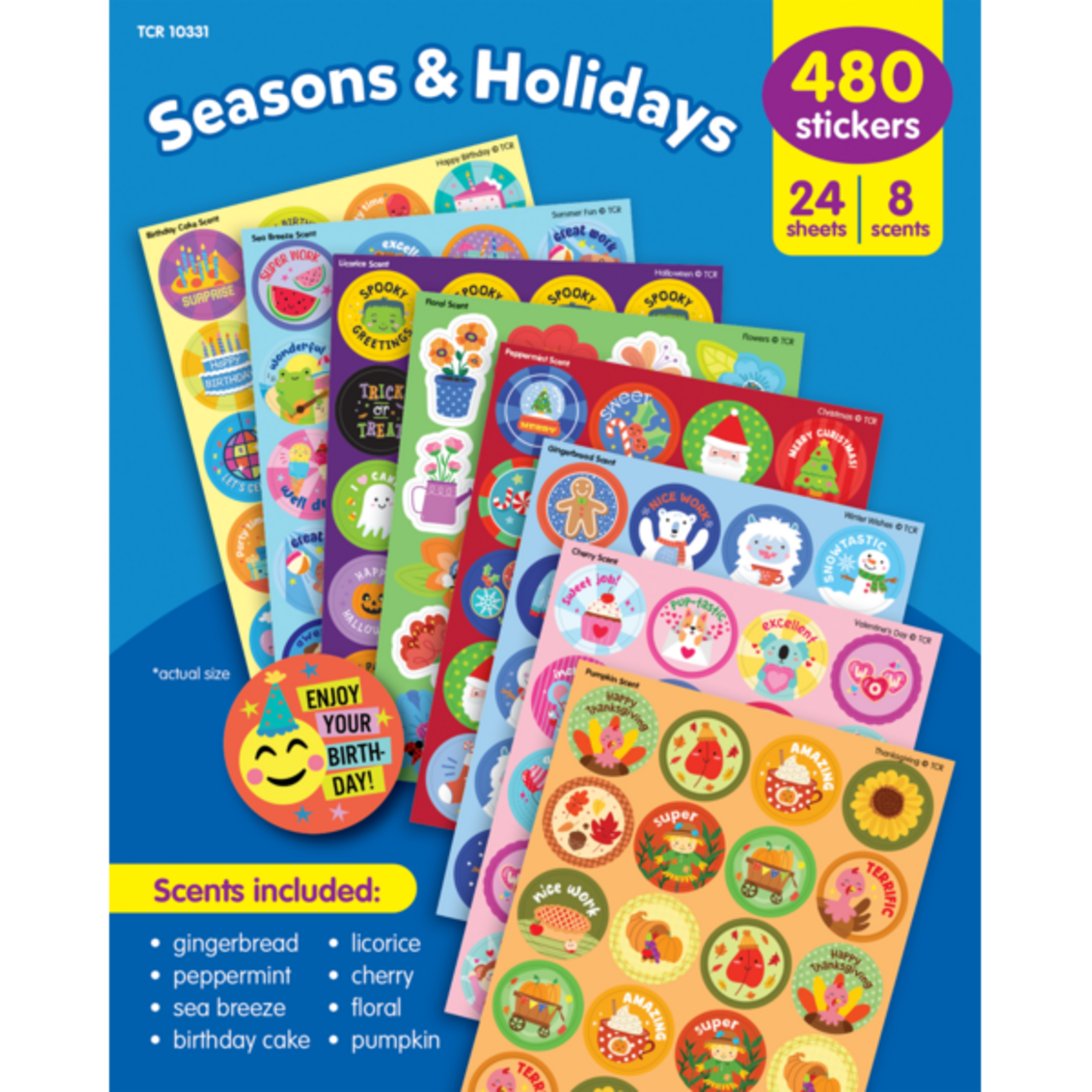 TEACHER CREATED RESOURCES Seasons & Holidays Smelly Stickers Variety Pack