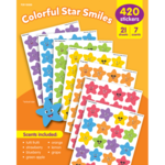 TEACHER CREATED RESOURCES Colorful Star Smiles Smelly Stickers Variety Pack