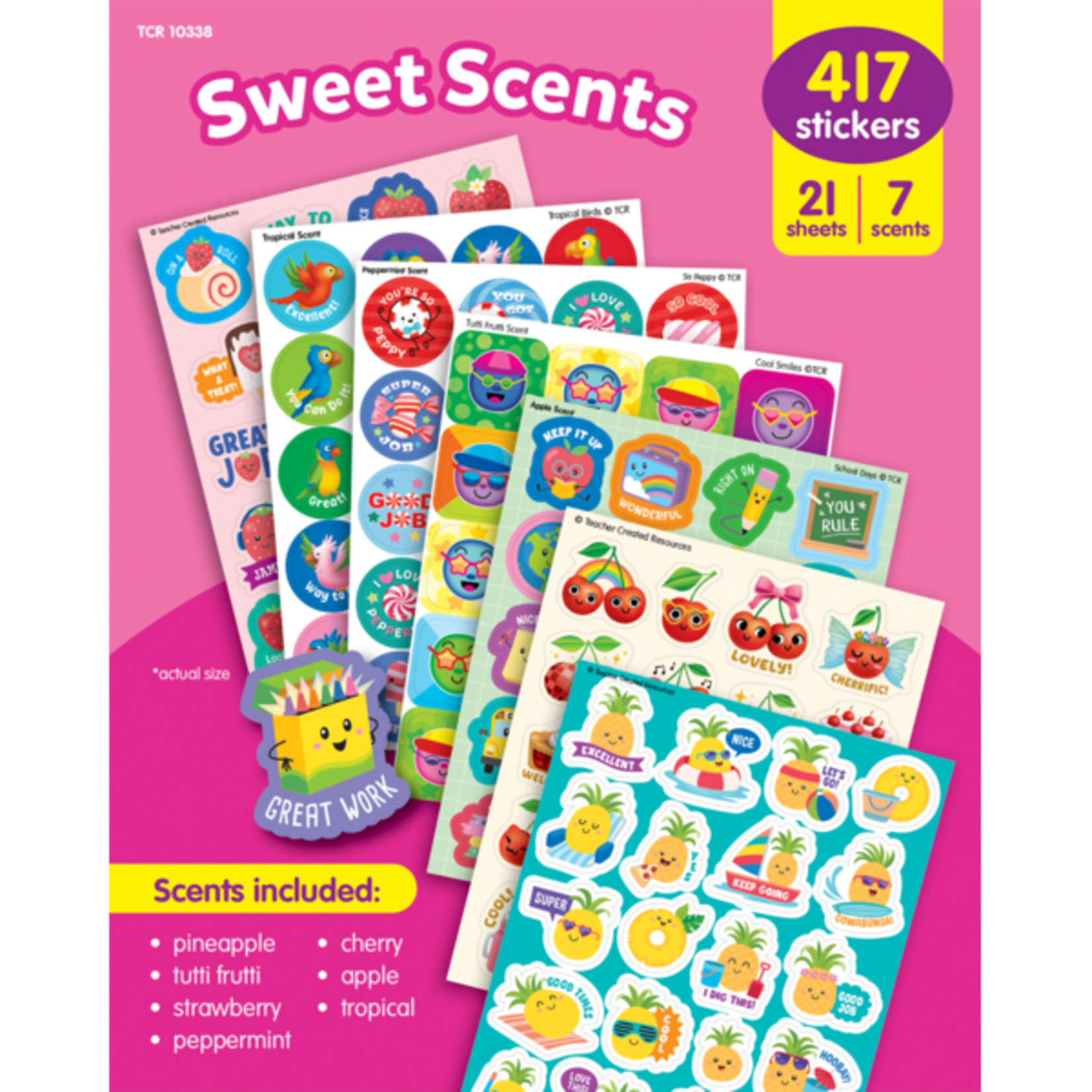 TEACHER CREATED RESOURCES Sweet Scents Smelly Stickers Variety Pack