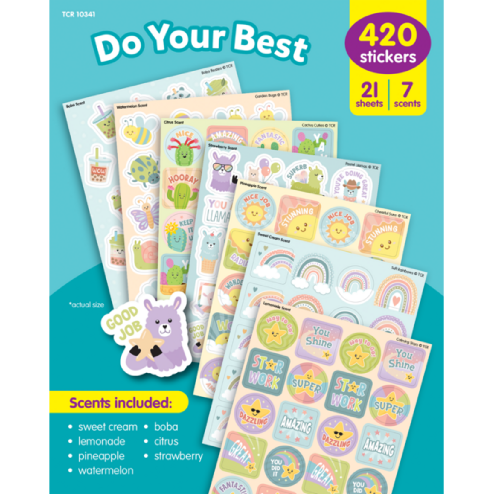 TEACHER CREATED RESOURCES Do Your Best Smelly Stickers Variety Pack
