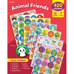 TEACHER CREATED RESOURCES Animal Friends Smelly Stickers Variety Pack