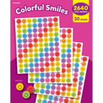 TEACHER CREATED RESOURCES Colorful Smiles Mini Stickers Value Pack