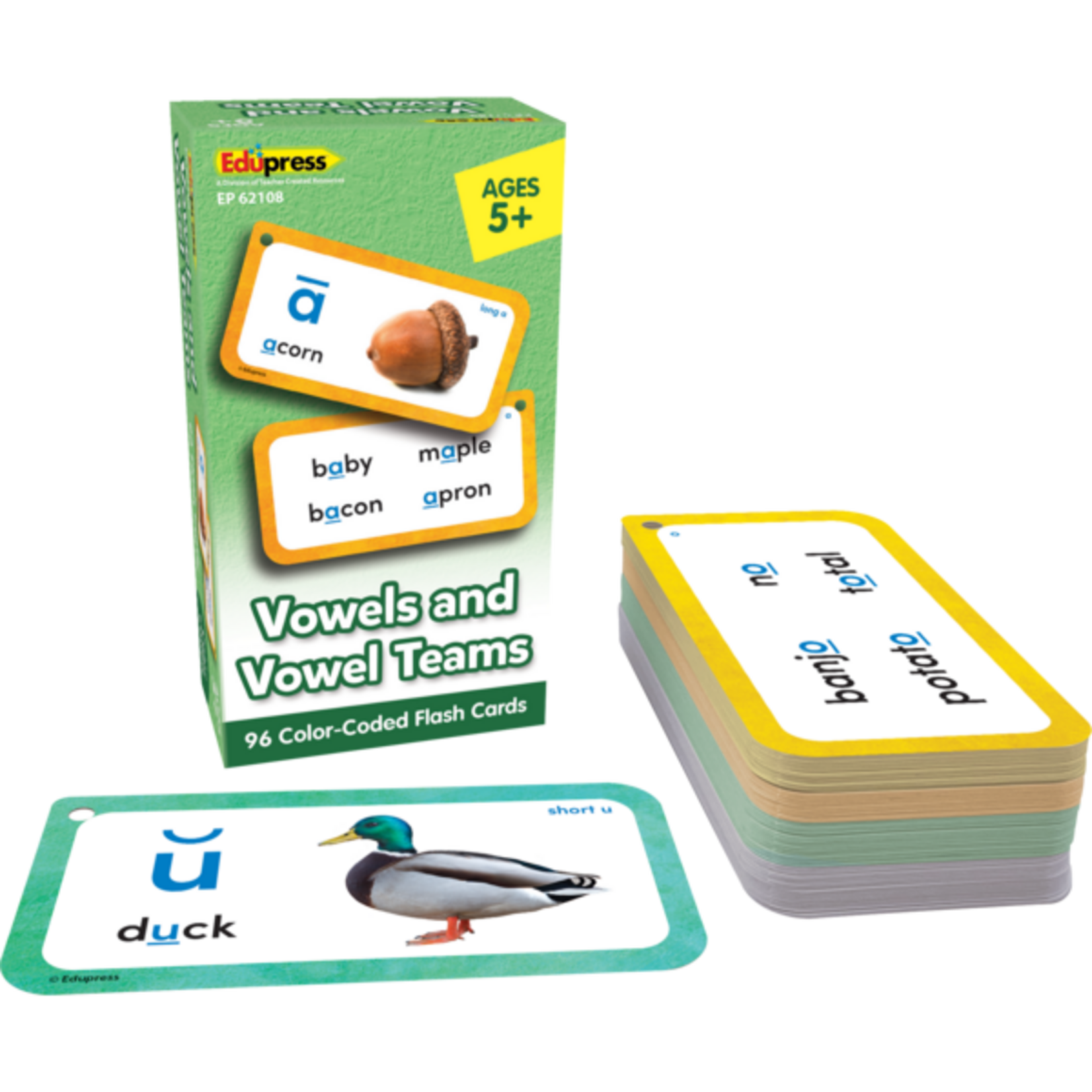 TEACHER CREATED RESOURCES Vowels and Vowel Teams Flash Cards Deluxe Set