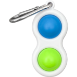 TEACHER CREATED RESOURCES Fidget Popper Keychain - Blue/Green