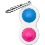 TEACHER CREATED RESOURCES Fidget Popper Keychain - Blue/Pink