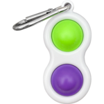 TEACHER CREATED RESOURCES Fidget Popper Keychain - Purple/Green
