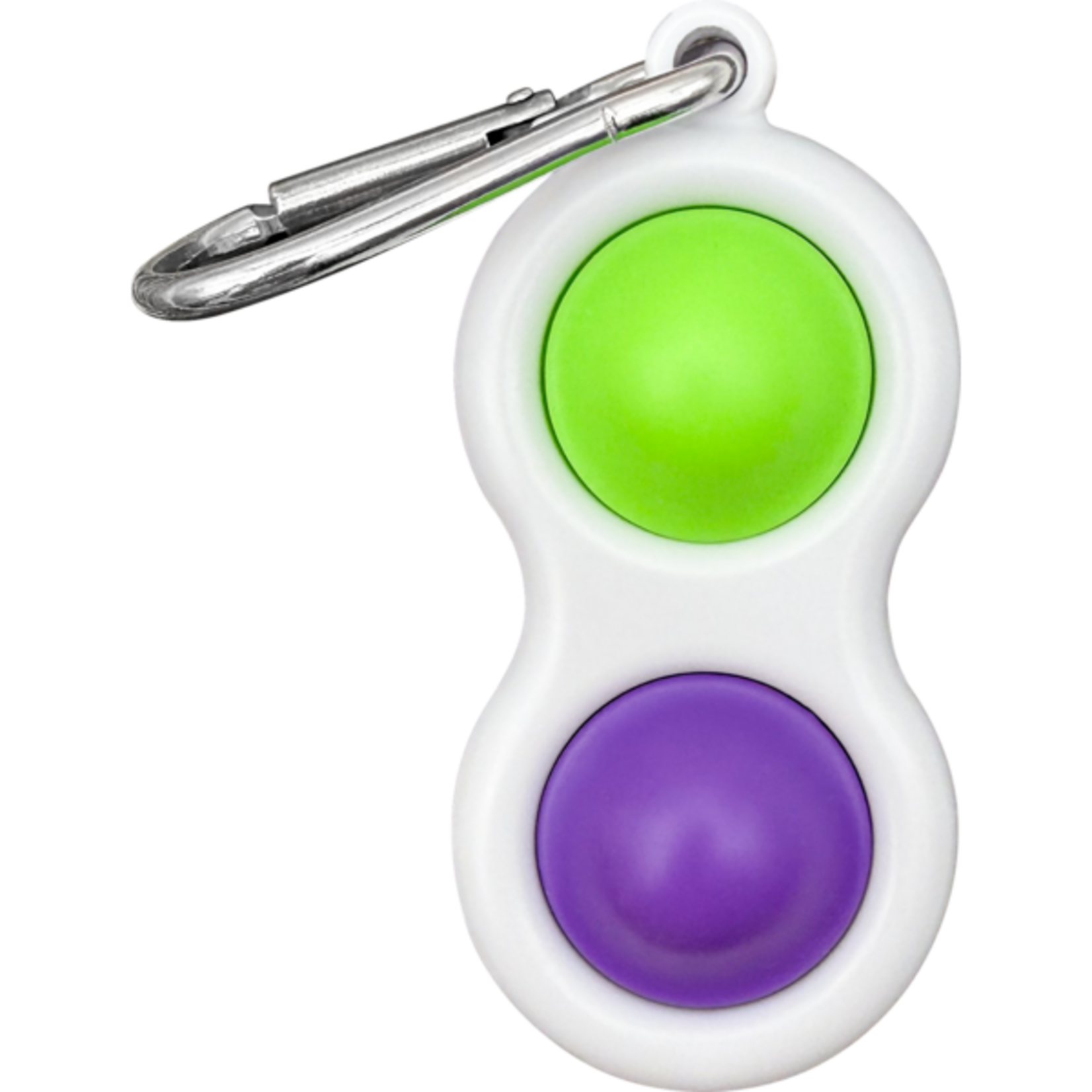 TEACHER CREATED RESOURCES Fidget Popper Keychain - Purple/Green