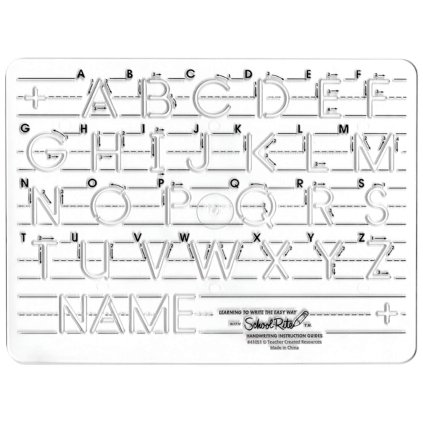TEACHER CREATED RESOURCES School-Rite® Handwriting Instruction Guides - Uppercase Manuscript