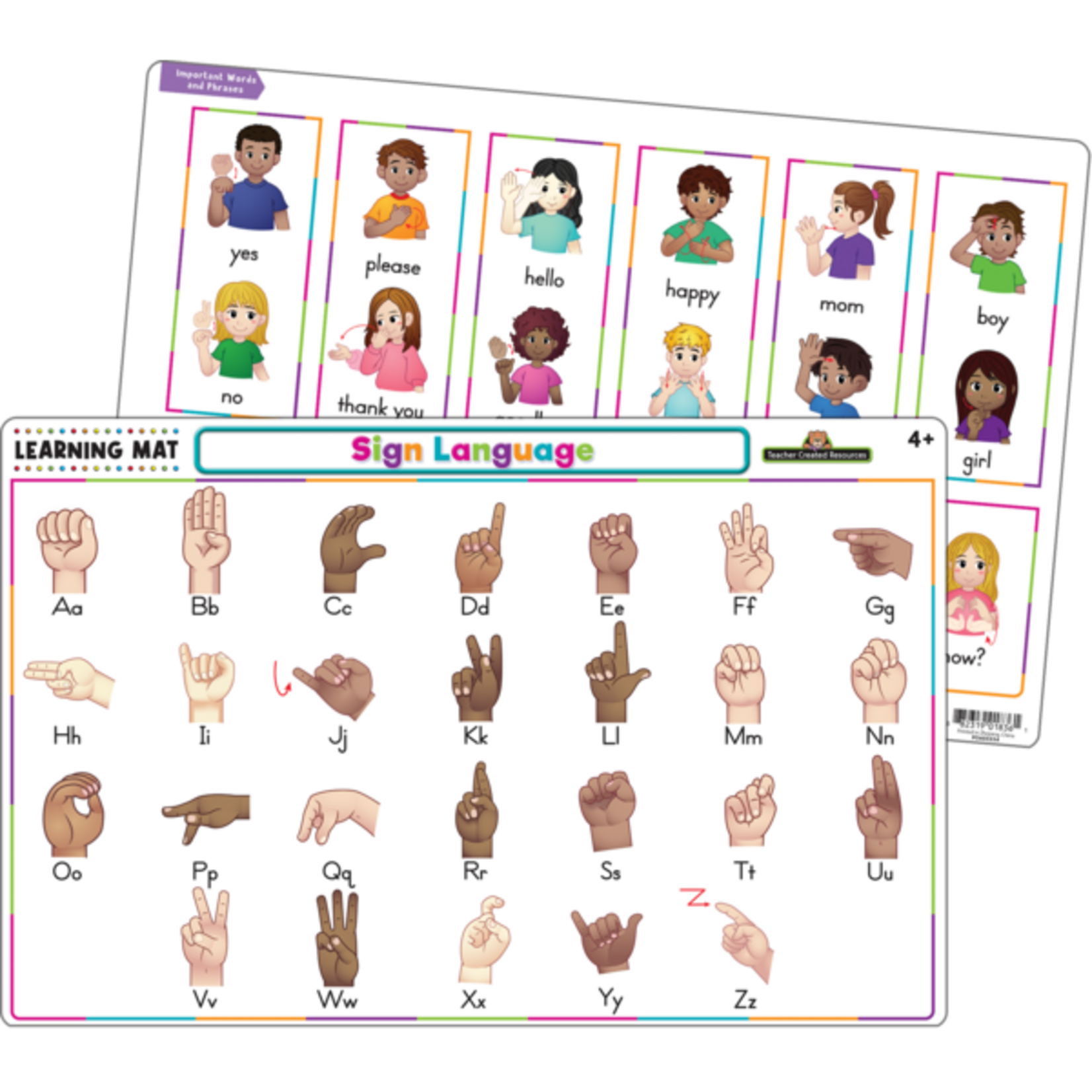 TEACHER CREATED RESOURCES Sign Language Learning Mat