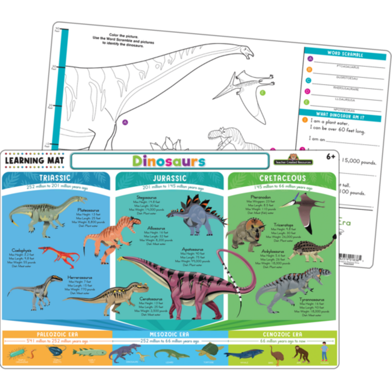 TEACHER CREATED RESOURCES Dinosaurs Learning Mat