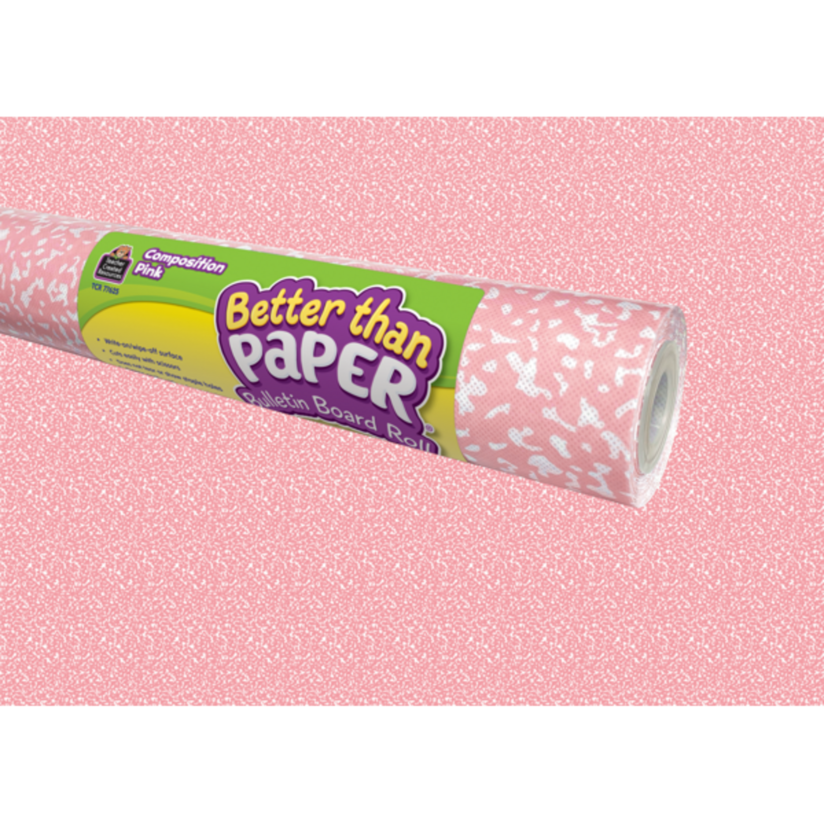 TEACHER CREATED RESOURCES Composition Pink Better Than Paper Bulletin Board Roll