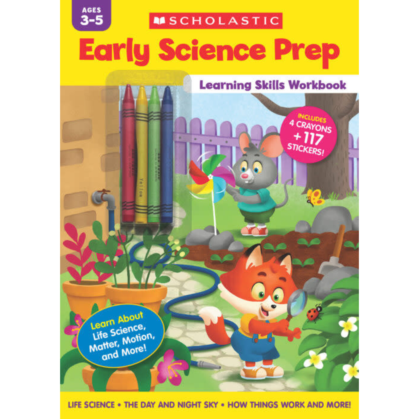 SCHOLASTIC TEACHING RESOURCES Early Science Prep Learning Skills Workbook