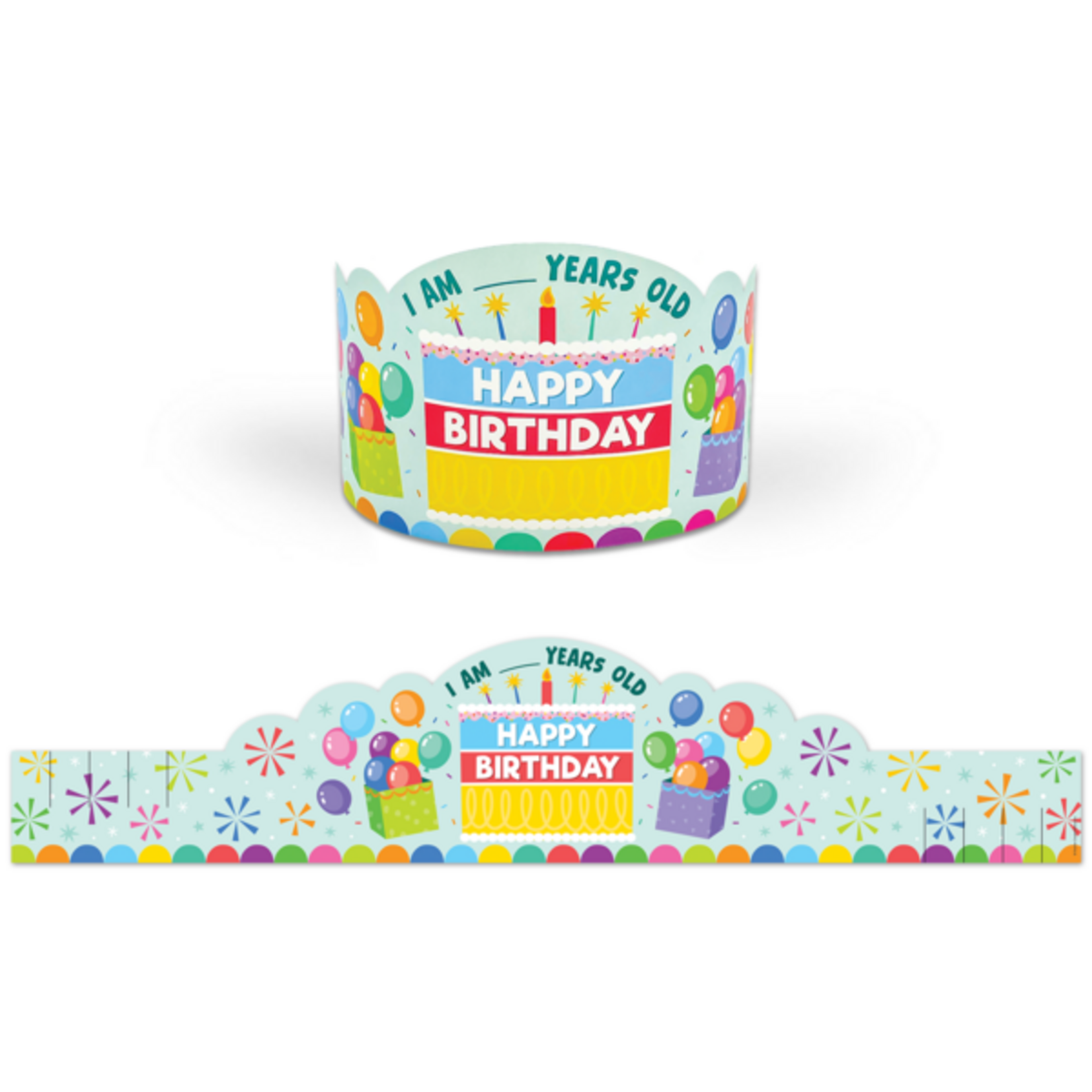 TEACHER CREATED RESOURCES Colorful Happy Birthday Crowns